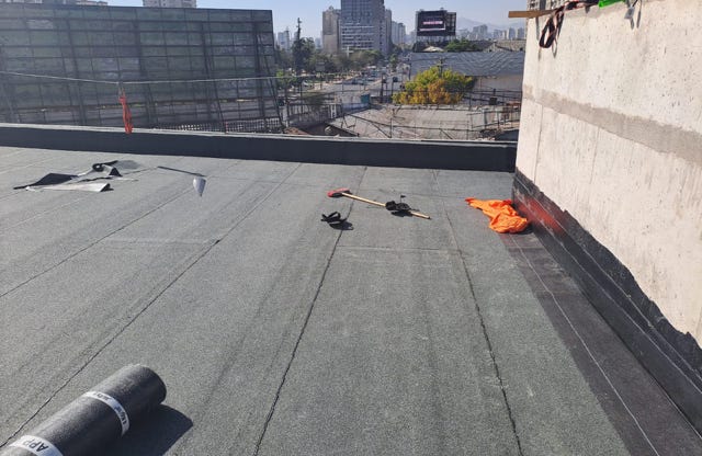 Inspección sobre membrana